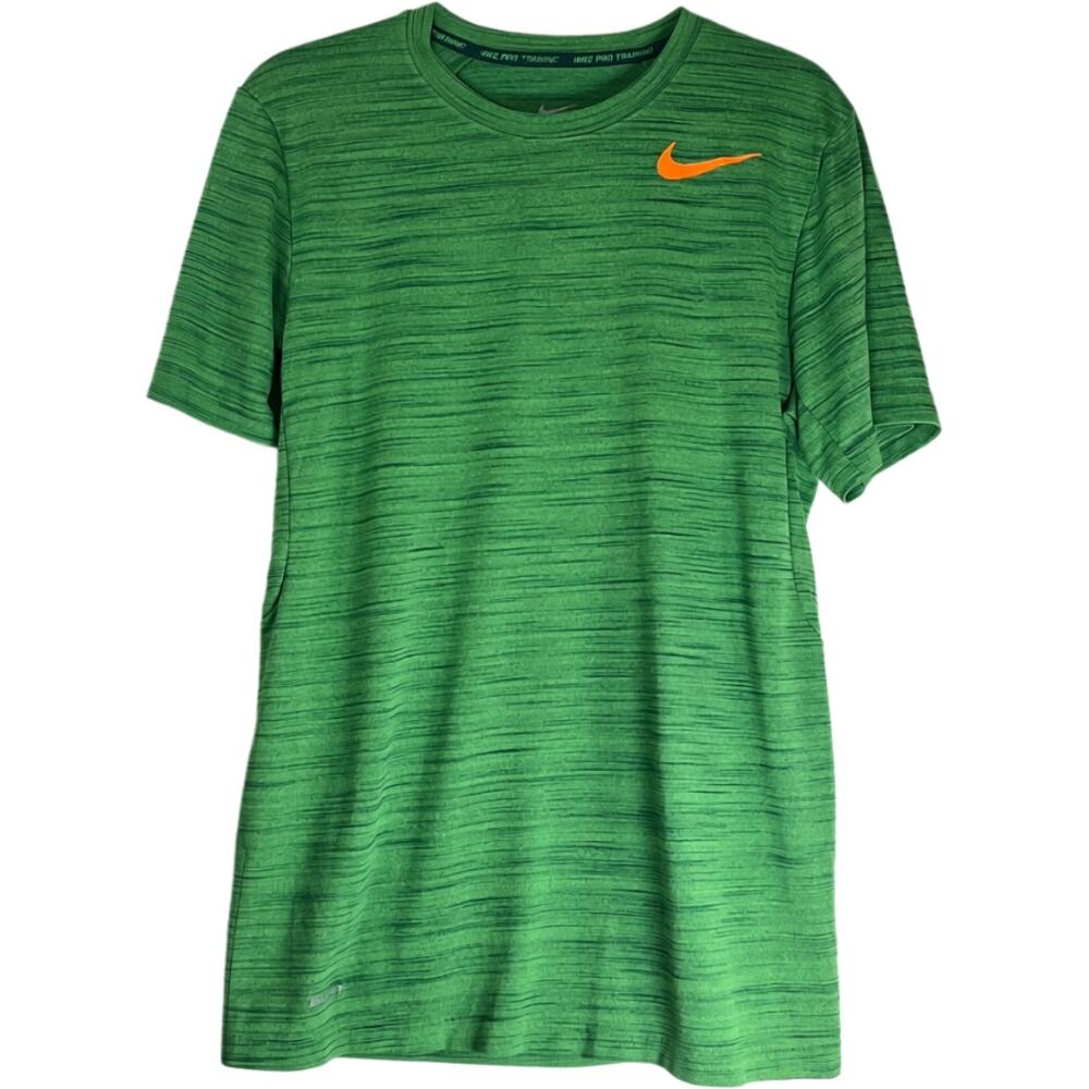 Nike Green Dri Fit Crew Neck Short Sleeve T-Shirt Size M